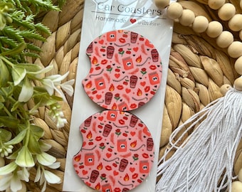 Book Themed Car Coaster || Book Lovers Collection