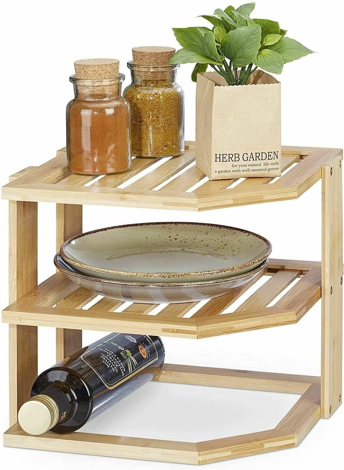 Corner 2024 plate shelf