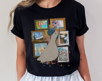 Art Museum Duck Shirt, Art Lover Gift, Duck Shirt, Gift for Duck Lover, Famous Art, Art Museum, Funny duck shirt, Animal and art lover gift