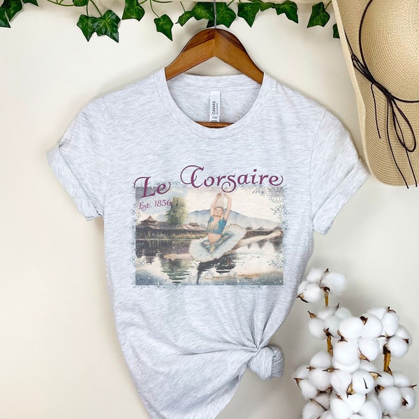 Le Corsaire Ballet Shirt, Ballet Sweatshirt, Gift for ballerina, Classical Ballet Tshirt, Le Corsaire, Classic Story, Ballet T-shirt