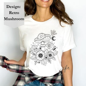 Color in T-shirts for Adults, Coloring Shirts, Adult Coloring Shirts, Celestial shirts, Witchy Shirt, Retro Shirts, Adult Color in T-Shirts