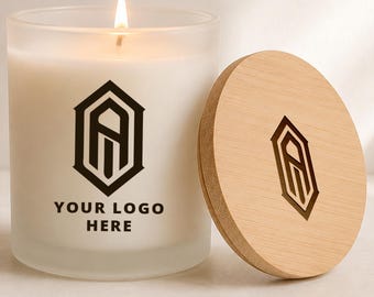 Bulk Luxury Corporate  Candles Gifts, Clients Gifts, Realtor Closing Gift, Real Estate Logo, Company Logo, Realtor Marketing, Candle Favor