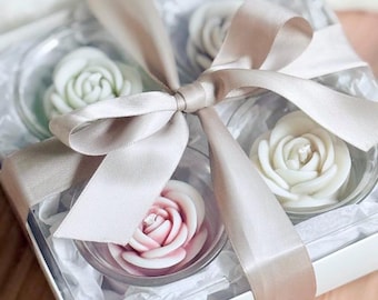 Ready to Gift Mother’s Day Candle Box, Hand Poured, 4 Tealight Candles