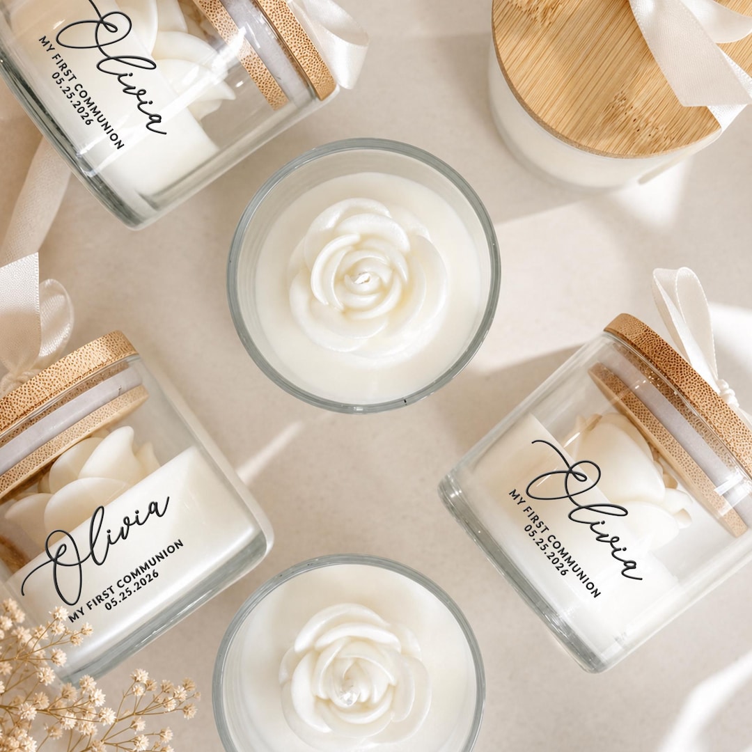 Personalized Wedding Favors for Guests: Bulk Candle Souvenirs for ...