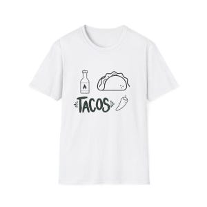 Minimalist Tacos Funny Cinco de Mayo T-Shirt