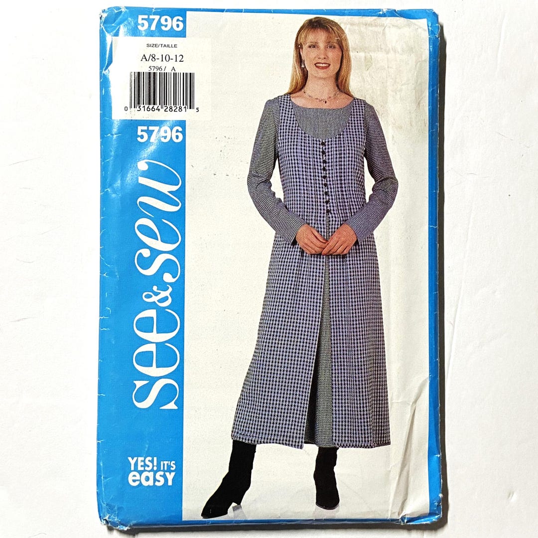See & Sew 5796 Sewing Pattern by Butterick Misses' Tunic and Dress Size ...