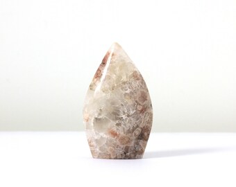 Peach Flower Agate Flame