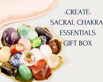 Sacral Chakra Gift Box, Sacral Chakra, Sacral Chakra Gift Pack