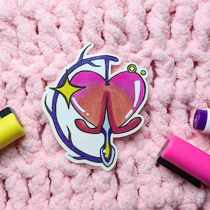 Bleeding Hearts Sticker (Clear Background Glossy) | Cute Flower Sticker | Laptop Stickers | Waterbottle Stickers | Car Stickers
