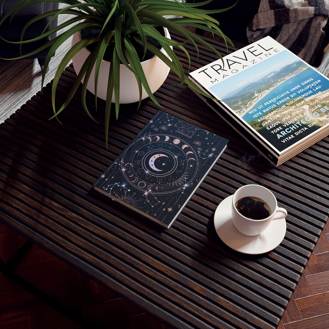 Celestial Moon Phases Journal | Astrology, Witchy, Habit Tracker (5.2 ...