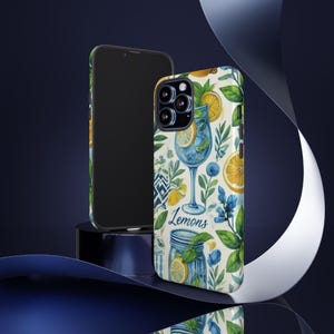 Italia Zitronen-inspirierte Handyhülle, Mediterrane Handyhülle, Geschenk für sie, La Dolce Vita, Samsung 24, Google 9, IPhone 16