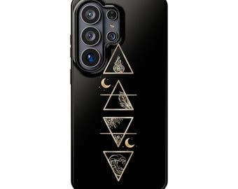 Custodia per telefono con i Quattro Elementi / Custodia magnetica resistente agli urti / Regalo di compleanno per donne / Ti amo