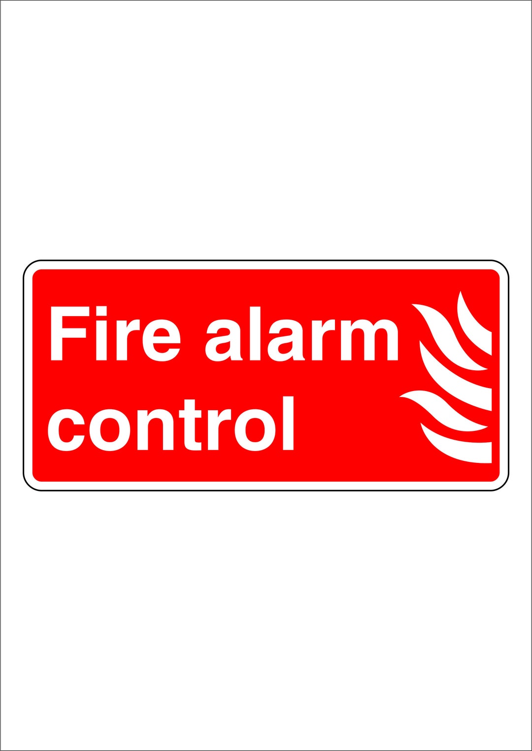 Digital Template HSE Fire Alarm Control Sign Digital PDF - Etsy