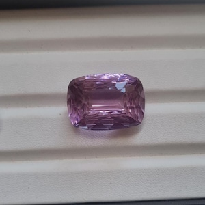 Natural Amethyst Faceted Gemstone 23X16 MM Octagon Amethyst Unique Cutting Loose Stone 30 CT Purple Amethyst Cut Stone