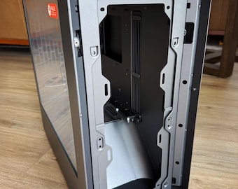 Uchwyt wentylatora przedniego HAVN BF 360 140 mm – zamiennik bezpośredni, lepszy przepływ powietrza i pełna widoczność RGB