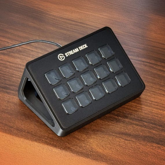 Stream Deck MK1 MK2 Stand | Stable Desk Mount w/ Non-Slip Feet