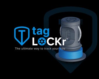 TagLockr: MTB Bike Tracker Tag Mounting System (AirTag | SmartTag2)