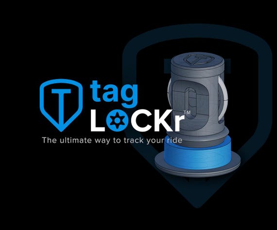 TagLockr: MTB Bike Tracker Tag Mounting System (AirTag | SmartTag2)