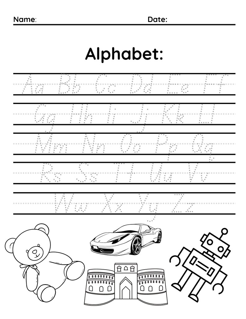 Days of the Week Tracing / Printable Downloads for Pre-k &amp; Kindergarten ...