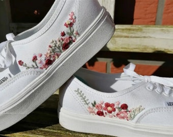 Embroidered Bridal Vans | Floral Wedding Sneakers