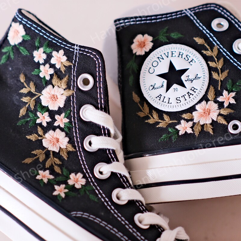 custom wedding chucks