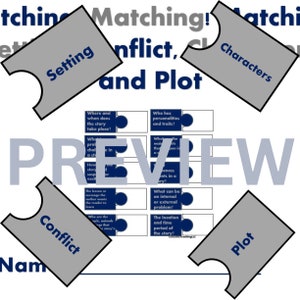 Piece-by-Piece Story Elements Matching &quot;Google Slides&quot;