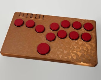 Rockbox - Snackbox / Hitbox like controller, stickless leverless controller, all button arcade controller, Fightpad