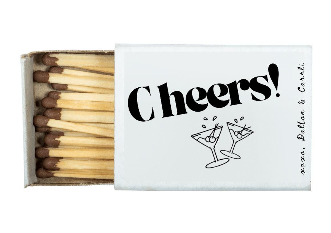 Matches Design Custom Matchbox Design, Matchbox Template, Personalized Matches for ...