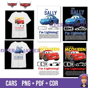Projekt Mcqueena i Sally z Cars PNG HD zdjęcie 1
