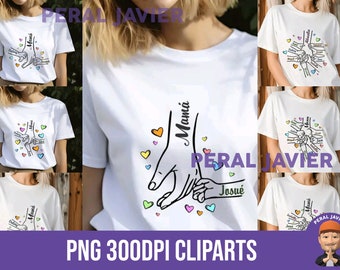 Moederdag, 8 klusjesman digitale sjablonen - PNG 300dpi ideaal voor sublimatie of DFT t-shirts en mokken