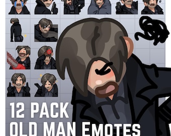 Old Man Leon RE9 12PC Emotes