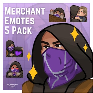 Emotes de Comerciante [PACOTE COM 5]