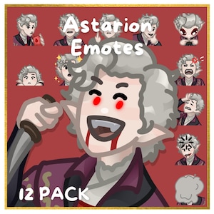Astarion Emotes [12 PACK]