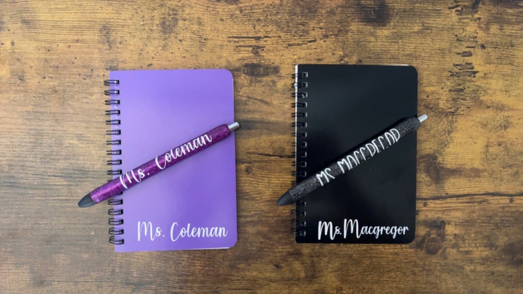 Matching Notebook + Pen Set - Etsy
