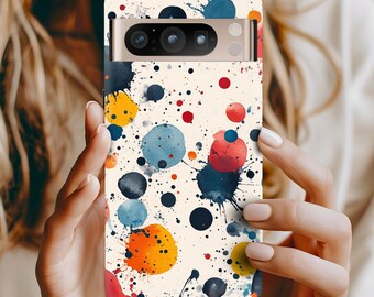 Coque De Téléphone Design - Motif Boules Colorées Abstraites Dans L'espace