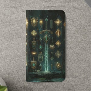 Ancient Relics Wallet Case Fantasy Artifacts Collection iPhone 16 15 14 13 12 11 Samsung Galaxy S25 S24 S23 S22 S21
