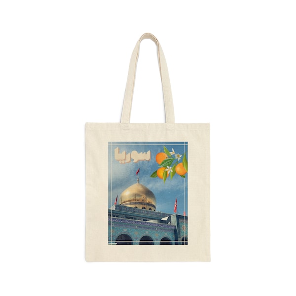 Syria Cotton Tote Bag