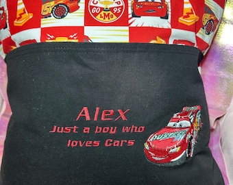 Custom Cars Book Pillow | Personalized Reading Pillow by That’s Sew Sally