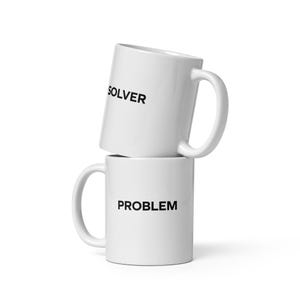 Motivational Business White Coffee Mug – Problem / Solver