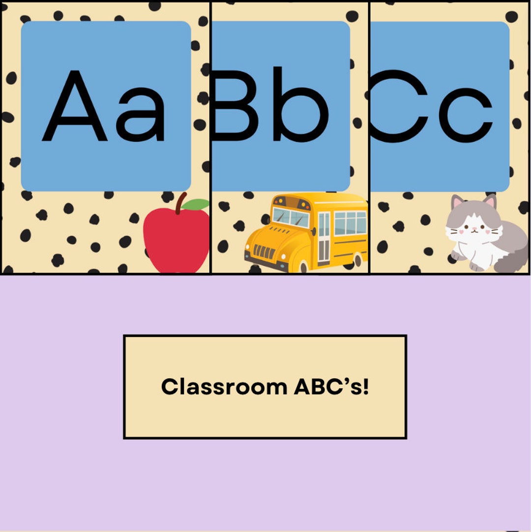 Classroom Abc's! - Etsy
