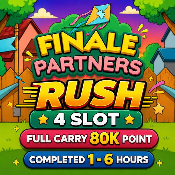 Finale Partner Event Monopoly GO Rush 4 Slot - Full Carry 80K Point Cheapest