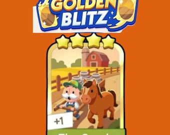 De Goods Golden Blitz Monopoly_Go evenementsticker met 4 sterren