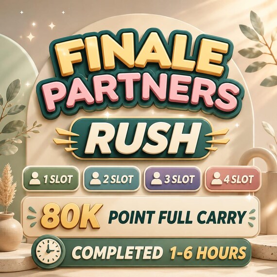 Finale Partner Event Monopoly GO Rush 1 - 6 HOURS Full Carry 80K Point Cheapest