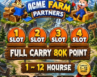 ACME FARM Partners Events - Monopoly_Go Events ( RUSH - Full Carry 80K Point )
