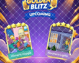 Goldenes Blitz-Event „Nordlichter + Homers Hoagie“ Monopoly_Go-Sticker 5- und 4-Sterne-Sticker