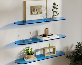 Acrylic Wall Mounted Storage Rack Floating Shelf | Bathroom Organizer | Home Accessories Shelves | Kitchen shelves