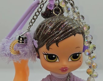 Bratz babyz Runwayz Yasmin handmade Keychain bag charm