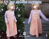 Childrens Dress PDF Sewing pattern, Baby toddler kids sewing pattern, Beginner easy sewing pattern, Girls dress pattern, kids summer Dress