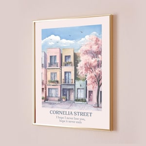 Cornelia Street Taylor Poster Inspired Quote Lyric Print Subtle Office Decor Pink Room Wall Art Home Aesthetic Bedroom Artwork Printable
