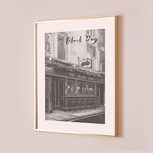 The Black Dog Taylor Poster Inspired Lyric Print Office Decor Quote Aesthetic Wall Art Subtle Home Black White Room